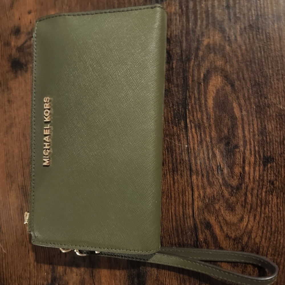 Michael Kors Adele Leather Smartphone Wallet - image 1